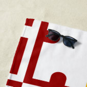Serviette De Plage Drapeau du Maryland (En situation)