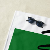 Serviette De Plage Drapeau du Mexique (En situation)
