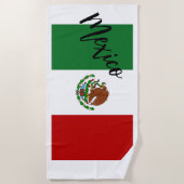 Serviette De Plage Drapeau du Mexique (Devant)