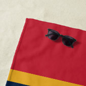 Serviette De Plage Drapeau du Mississippi - Nouveau Drapeau de Magnol (En situation)