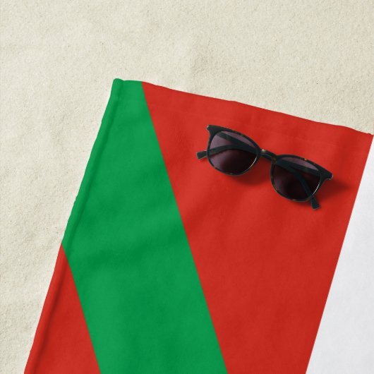 Serviette De Plage Drapeau du Pays basque (En situation)