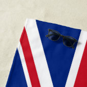 Serviette De Plage Drapeau du Royaume-Uni (En situation)
