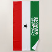 Serviette De Plage Drapeau du Somaliland (Devant)