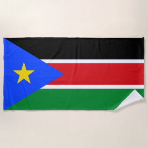 Serviette De Plage Drapeau du Soudan du Sud