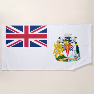 Serviette De Plage Drapeau du Territoire antarctique britannique