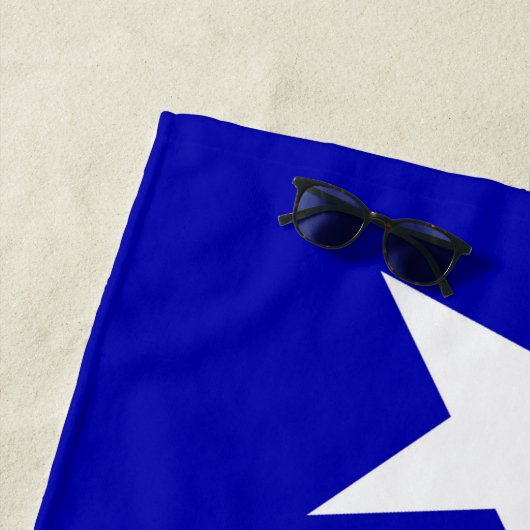 Serviette De Plage Drapeau du Texas (En situation)