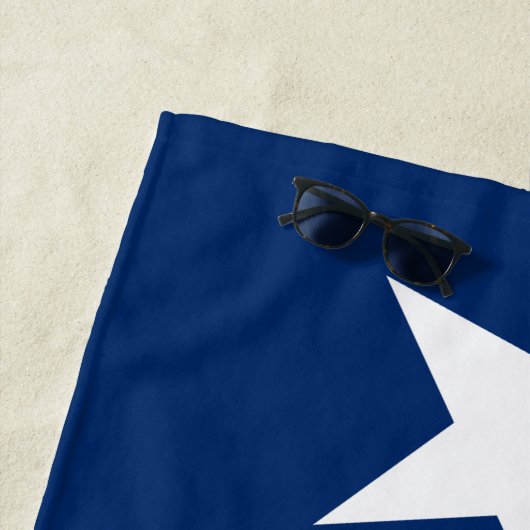 Serviette De Plage Drapeau du Texas (En situation)