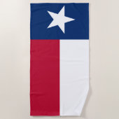 Serviette De Plage Drapeau du Texas (Devant)
