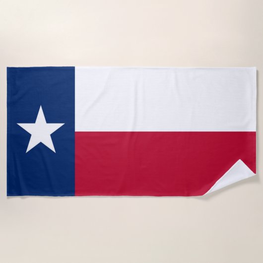 Serviette De Plage Drapeau du Texas (Devant)