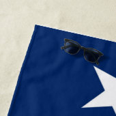 Serviette De Plage Drapeau du Texas (En situation)