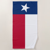 Serviette De Plage Drapeau du Texas (Devant)
