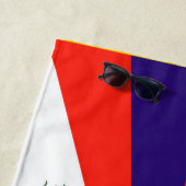 Serviette De Plage Drapeau du Tibet libre (En situation)