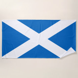 Serviette De Plage Drapeau écossais