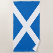Serviette De Plage Drapeau écossais Saltire (Devant)