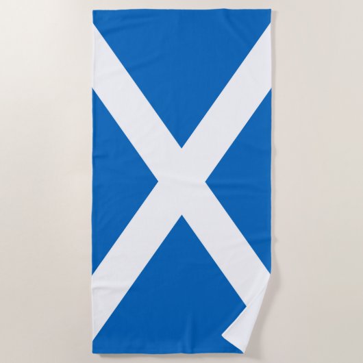 Serviette De Plage Drapeau écossais Saltire (Devant)