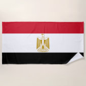 Serviette De Plage Drapeau Égypte (Devant)