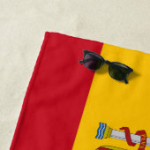 Serviette De Plage Drapeau Espagne - Bandera de Espana (En situation)