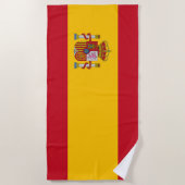 Serviette De Plage Drapeau Espagne - Bandera de Espana (Devant)