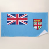 Serviette De Plage Drapeau Fidji (Devant)