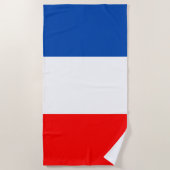 Serviette De Plage Drapeau France (Devant)