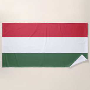 Serviette De Plage Drapeau Hongrie