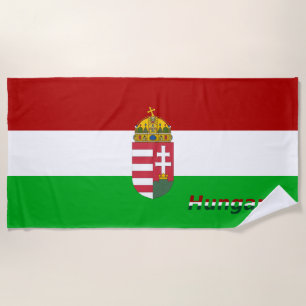 Serviette De Plage Drapeau hongrois