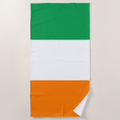 Serviette De Plage Drapeau irlandais (Devant)