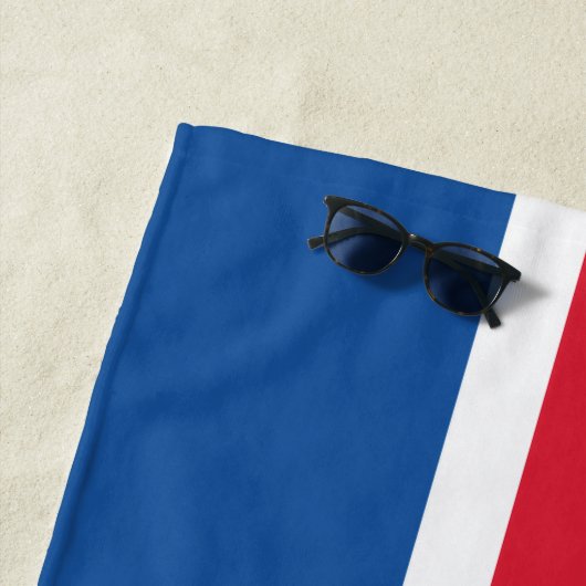 Serviette De Plage Drapeau Islande (En situation)