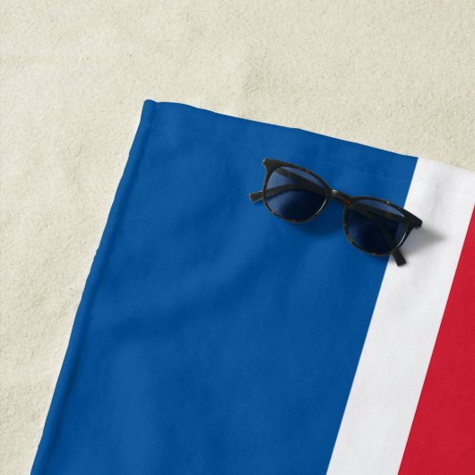 Serviette De Plage Drapeau Islande (En situation)