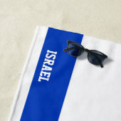 Serviette De Plage Drapeau Israël Splendide patriotique (En situation)