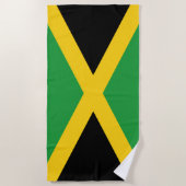 Serviette De Plage Drapeau Jamaïque  (Devant)