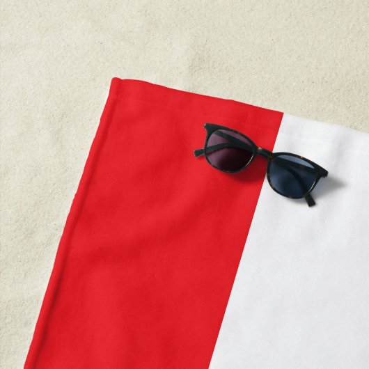 Serviette De Plage Drapeau libanais (En situation)