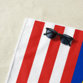 Serviette De Plage Drapeau malais de Malaisie Jalur Gemilang (En situation)