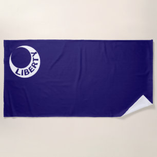 Serviette De Plage Drapeau Moultrie (Liberté) (Histoire américaine)