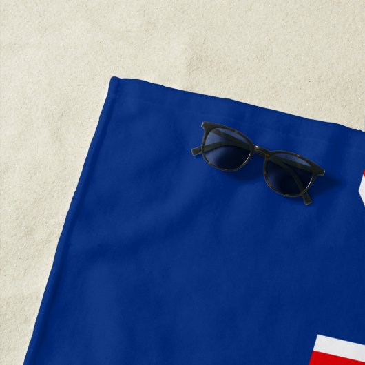 Serviette De Plage Drapeau néo-zélandais (En situation)