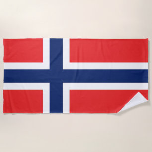 Serviette De Plage Drapeau Norvège