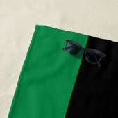 Serviette De Plage Drapeau panafricain UNIA (En situation)