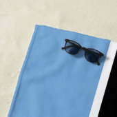 Serviette De Plage Drapeau patriotique du Botswana (En situation)