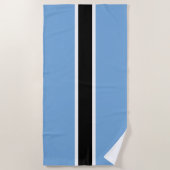 Serviette De Plage Drapeau patriotique du Botswana (Devant)