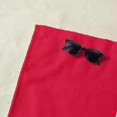 Serviette De Plage Drapeau Pologne (En situation)