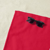 Serviette De Plage Drapeau polonais (Pologne) (En situation)