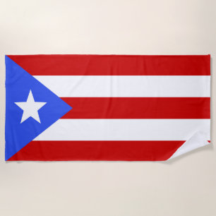 Serviette De Plage Drapeau Porto Rico