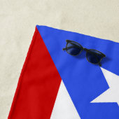 Serviette De Plage Drapeau Porto Rico (En situation)