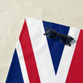 Serviette De Plage Drapeau Royaume-Uni  (En situation)