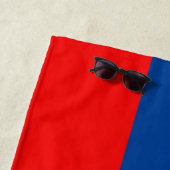 Serviette De Plage Drapeau russe (En situation)