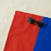 Serviette De Plage Drapeau russe (En situation)