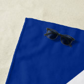 Serviette De Plage Drapeau Saba (En situation)