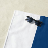 Serviette De Plage Drapeau Serbie (En situation)