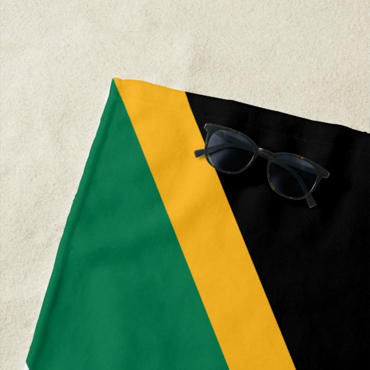 Serviette De Plage Drapeau sud-africain (En situation)