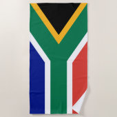 Serviette De Plage Drapeau sud-africain (Devant)